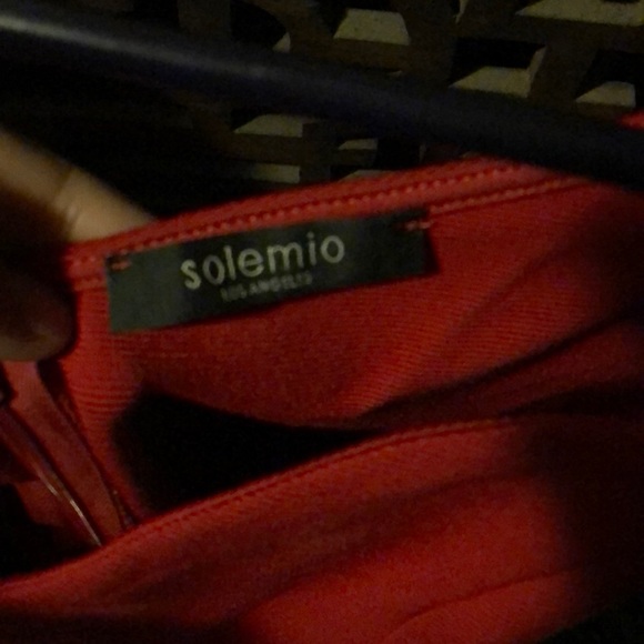 Women’s Off The Shoulder Red Dress Cocktail Party - Picture 4 of 4